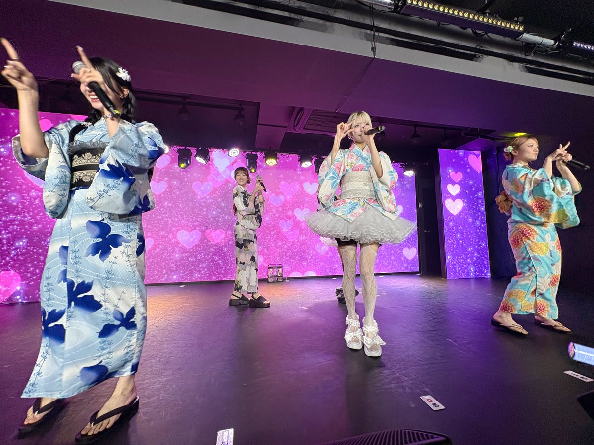 fuuu_jwl's tweet photo. 2026.8.18 amini『amini 浴衣単独公演』
@ 日暮里猫シアター

セトリ
(画像参照)

㊗️10/20 tue. ワンマン@ WWWX
📢9/15 tue. 定期公演@ DIVE

はんなり自己紹介の浴衣かわいいアミニｻﾝでした！パンちゃんリアバ❕
そしてそらちゃんの3連発ムシムシトークが最高でしたww
#アミニセトリ
#amini https://t.co/JYyny5xtAu