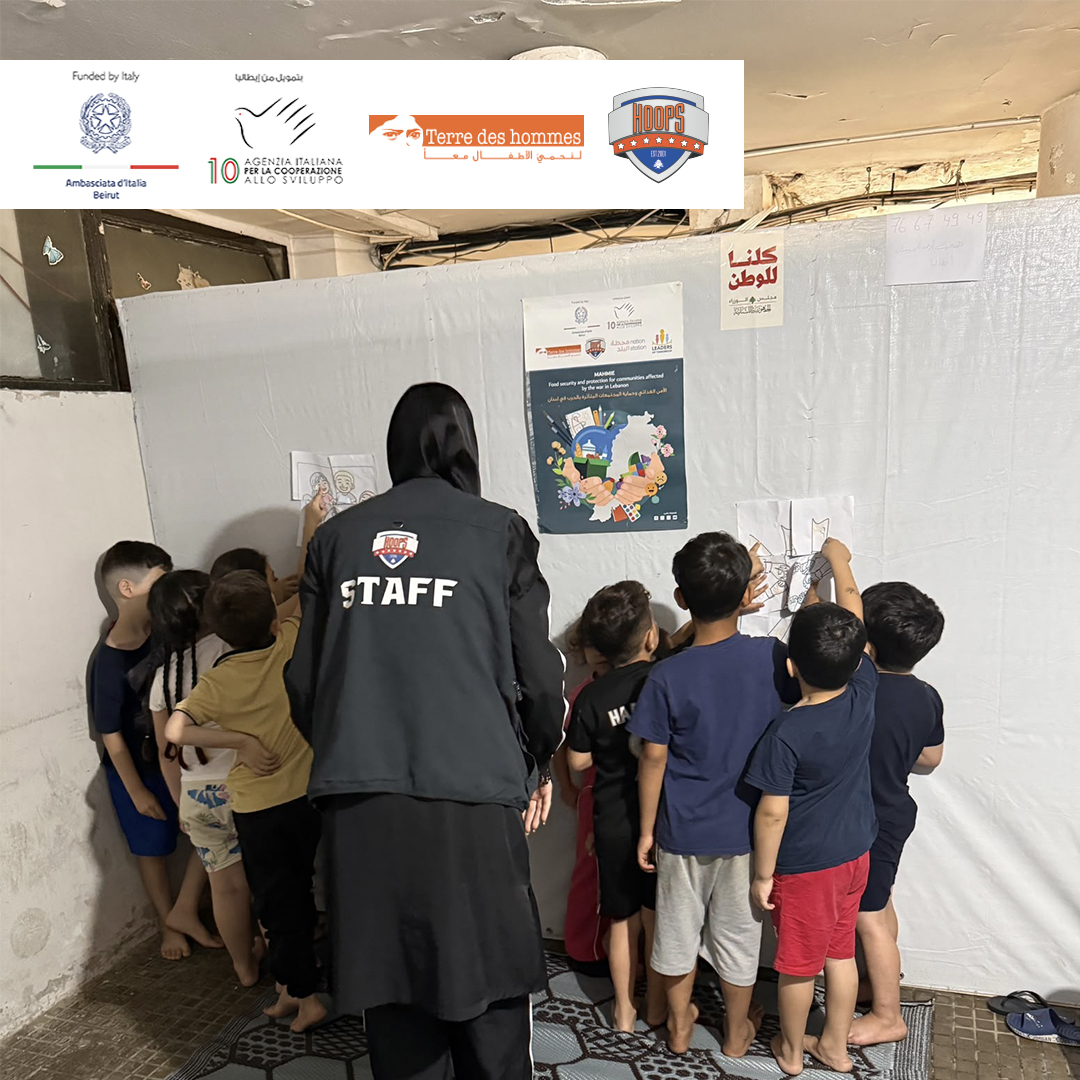 tdhitalylebanon's tweet photo. Under MAHMIE project, HOOPs implemented a series of psychosocial support activities for families who lived in collective shelters across Beirut and Mount Lebanon region.
Funded by Italy @aicsbeirut @aics_it 
Implemented in partnership with @tdhitalylebanon https://t.co/FhyOoobfG9