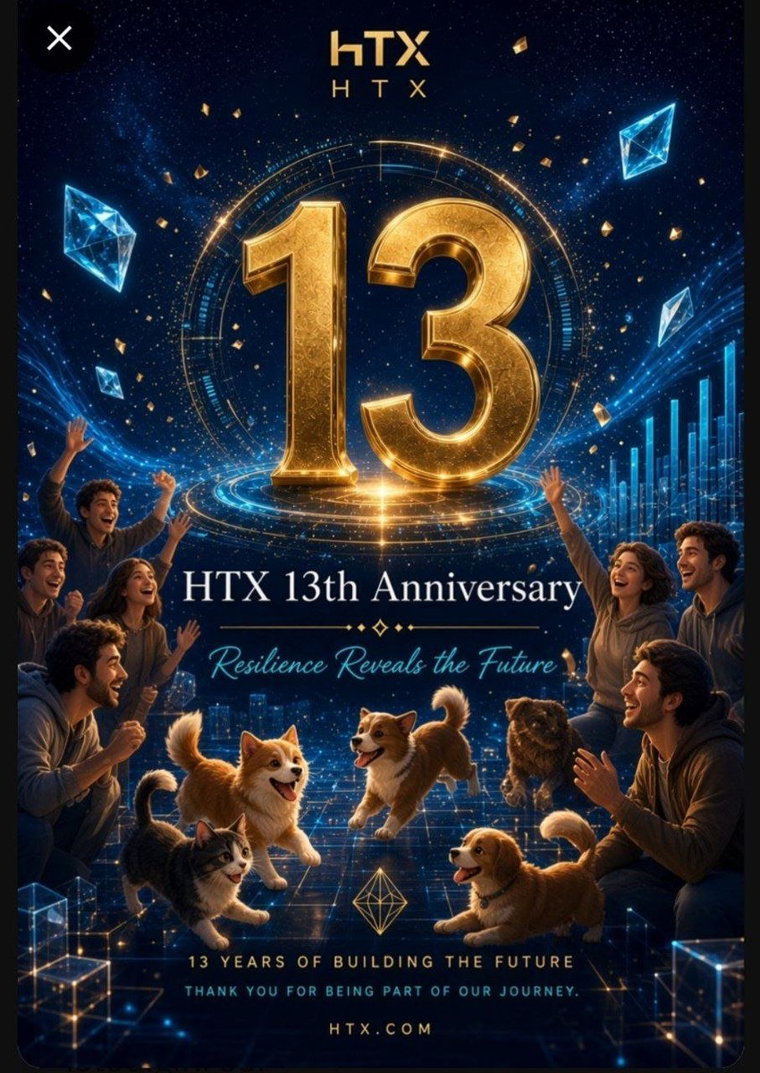 aysdlk's tweet photo. 13 yıl boyunca teknoloji, yenilik ve güçlü bir toplulukla büyüyen HTX’in bu özel yıl dönümünü kutluyorum. 🚀💙

Nice başarılı yıllara, nice yeni başlangıçlara! 🎉

#HTX13Years #HTXGlobal #HTXCommunity #HTX13Yıl #Blockchain #Innovation https://t.co/zRivNtcRDN