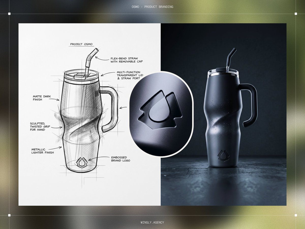 parvez_uiux's tweet photo. Every product brand starts somewhere.
OSMO started with the product itself.

Sketch → Product → Brand.

Full OSMO visual identity coming soon. 👀 https://t.co/5ABpB3uZqn