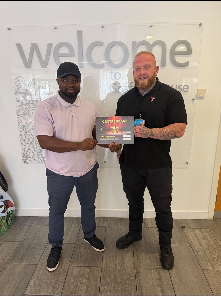 StageEventSec's tweet photo. This months centre stage award goes to Isaac, who was involved in a particular unsavoury incident which Isaac handled extremely well under such pressure and professionally.
Congratulations 👏 https://t.co/Poac3e8jkD