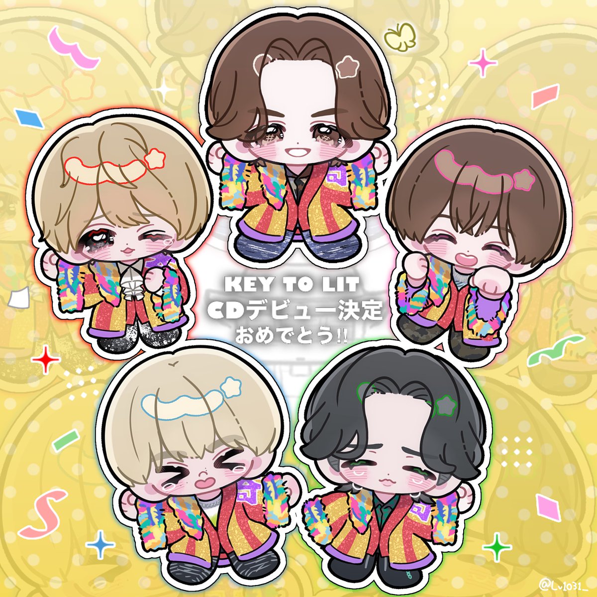 Lv1031_'s tweet photo. ✨🗝️KEY TO LIT デビューおめでとう🪭✨
ずっと一緒にいようね💫 https://t.co/lVIgb0D357