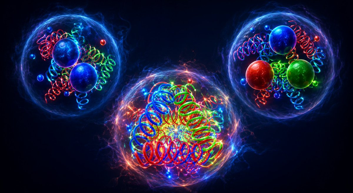 NazologyInfo's tweet photo. 「力そのものが物質になった粒子」をついに発見か──物理学が50年探した幻
https://t.co/f6rssFGSfO

国際研究チームBESIIIらは物質の材料を含まず「力そのものが固まってできた粒子」についてこれまでで最も明確な証拠が得られたと発表。力の塊なのに質量もモノである陽子の2.5倍ほどあるようです https://t.co/0hWt3uo0ce