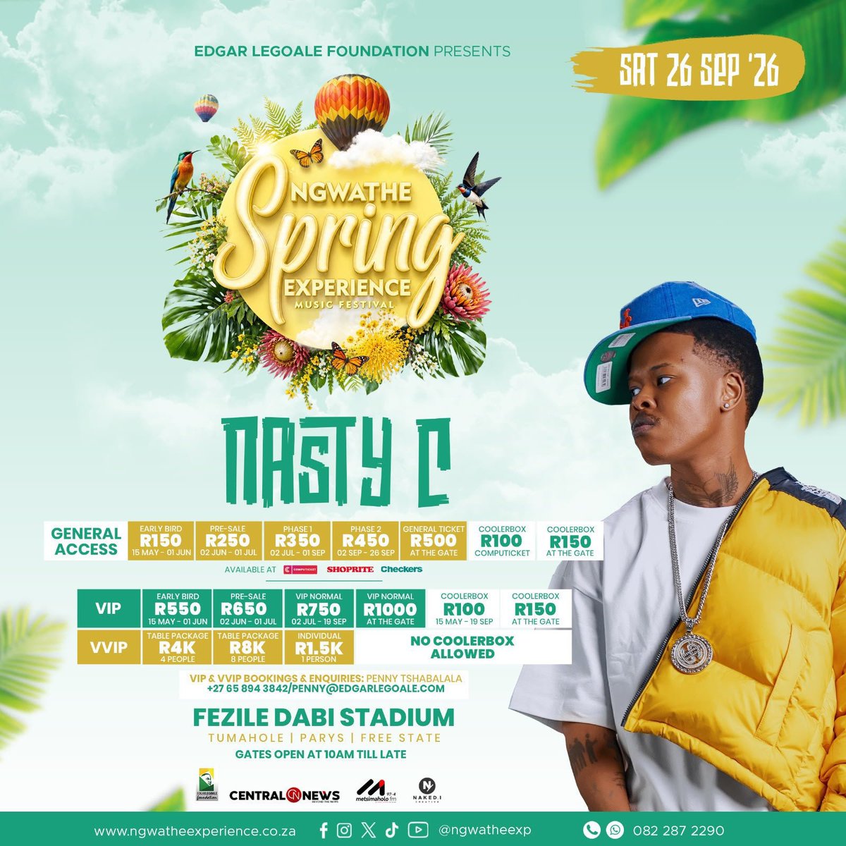 GautengN's tweet photo. Hip-hop heavyweights Kwesta and Nasty C are joining forces for an unforgettable night at the Ngwathe Spring Experience. https://t.co/KbhoL4ooim #NgwatheSpringExperience #Kwesta #NastyC #Tumahole #Parys #FreeStateEvents #SAHipHop #SouthAfricanMusic #FestivalsZA https://t.co/woZrZDbKEy