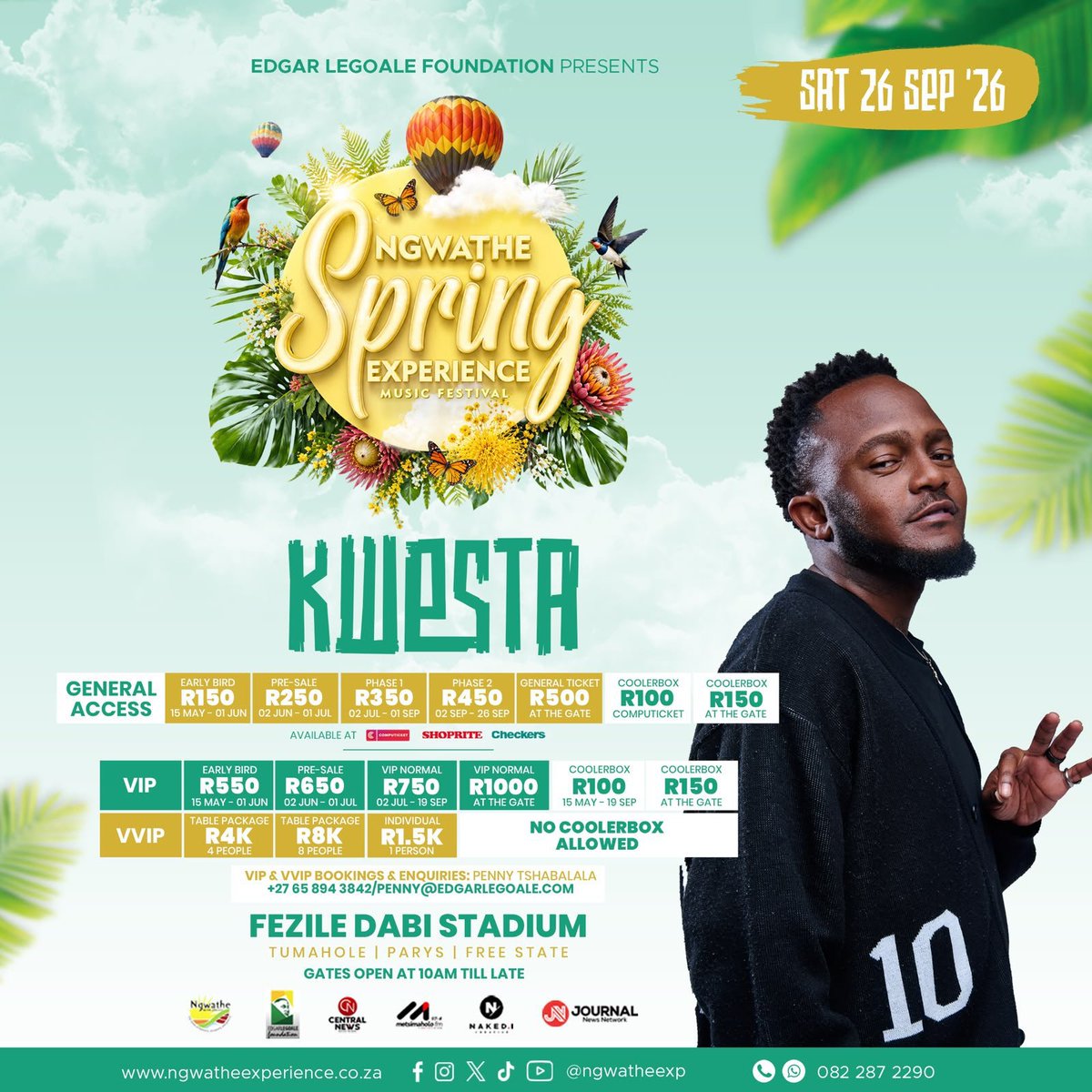 GautengN's tweet photo. Hip-hop heavyweights Kwesta and Nasty C are joining forces for an unforgettable night at the Ngwathe Spring Experience. https://t.co/KbhoL4ooim #NgwatheSpringExperience #Kwesta #NastyC #Tumahole #Parys #FreeStateEvents #SAHipHop #SouthAfricanMusic #FestivalsZA https://t.co/woZrZDbKEy