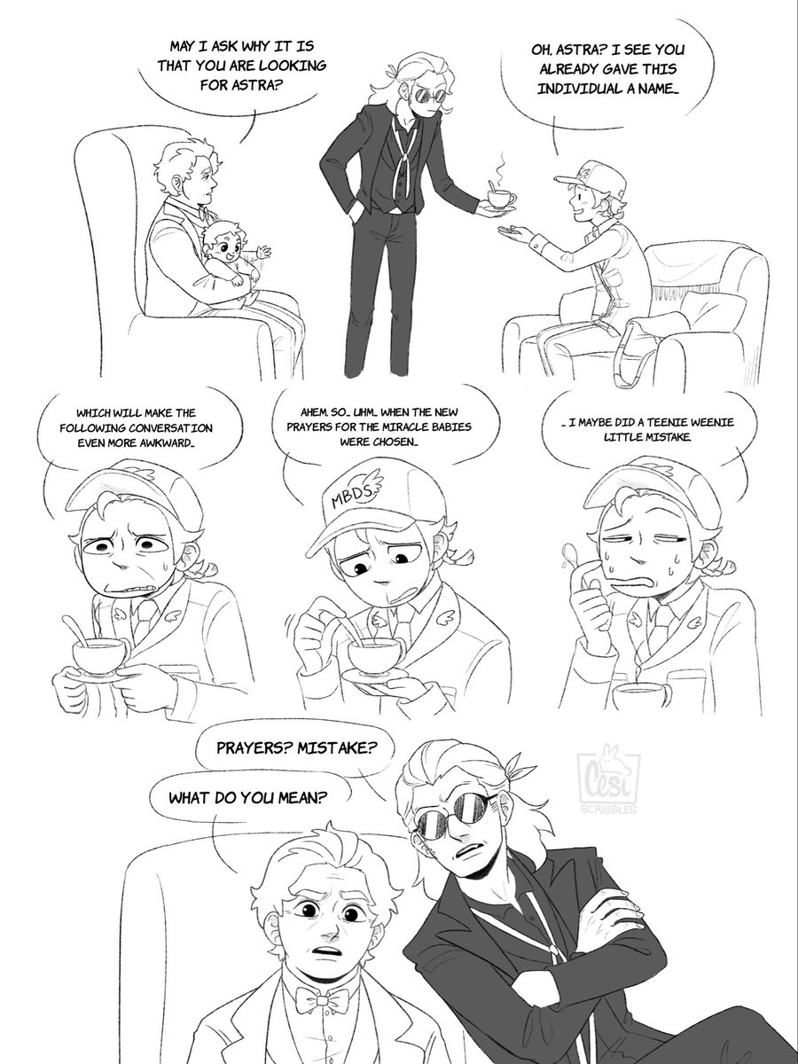 cesiscribbles's tweet photo. Where the mystery baby came from. (aka Astra's origin story)

(Part 1) https://t.co/XHHDcvItSR