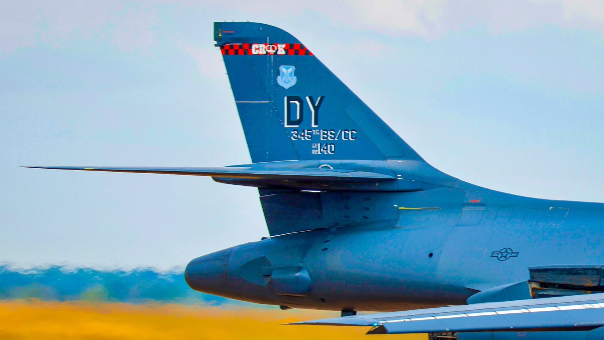 CraigYoungMedia's tweet photo. A few different shots of B-1B Last Lancer departing https://t.co/xJKqvh83gY