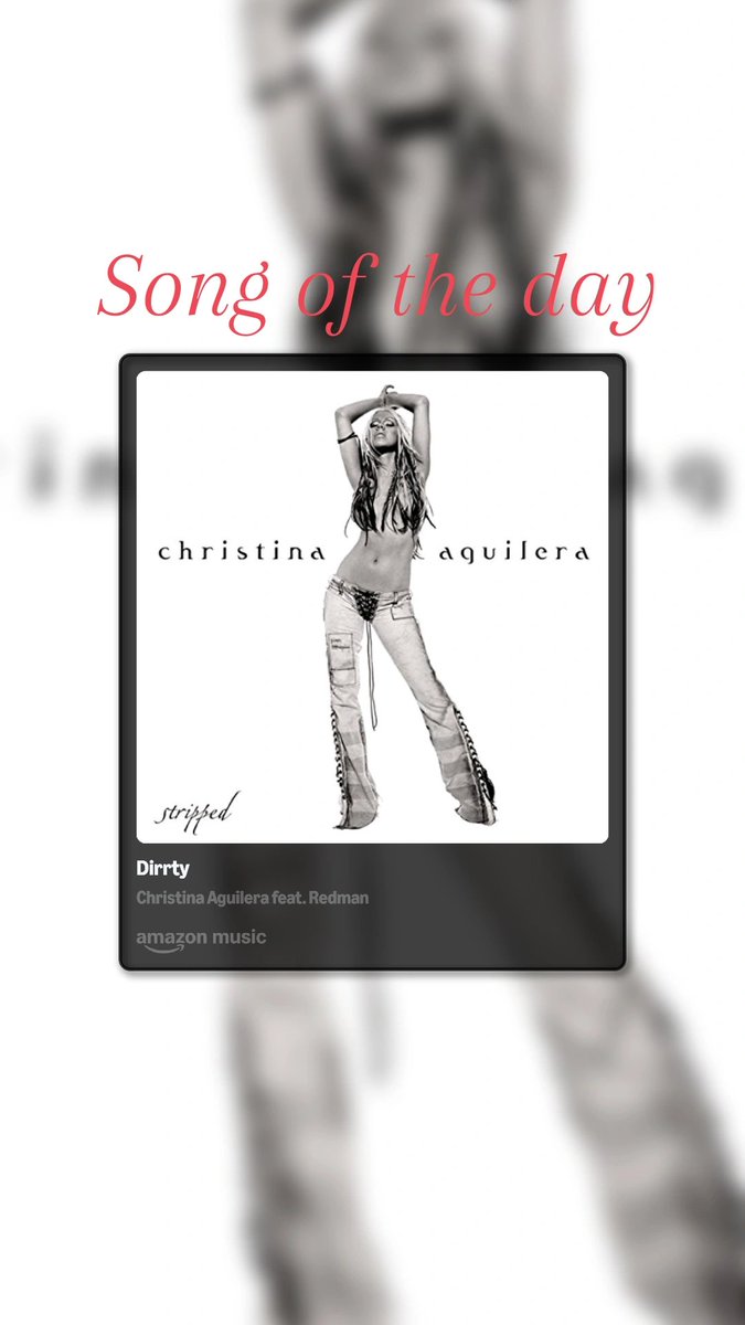 Thiscrazychaot1's tweet photo. Song of the day
#song #music #dance #dirrty #ChristinaAguilera @xtina https://t.co/r9V0IkYONv