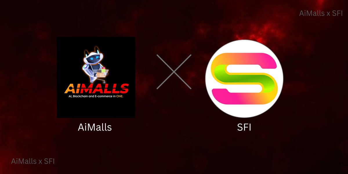 ai_malls's tweet photo. 🤝AIMALLS x SFI | COMMUNITY PARTNERSHIP ANNOUNCEMENT 🤝

We’re excited to announce that AiMalls is partnering with @SFI_AI (StableCoin Financial Infrastructure) to explore new opportunities at the intersection of AI, Web3, payments, and real-world assets (RWAs).

SFI is building a Web4.0 infrastructure that connects assets, payments, consumption, investment, and value appreciation into one integrated ecosystem.

Together, AiMalls and SFI aim to unlock new possibilities for AI-powered e-commerce and next-generation financial infrastructure. 🚀

#AiMalls #SFI #Web3 #AI #Ecommerce #RWA #Blockchain