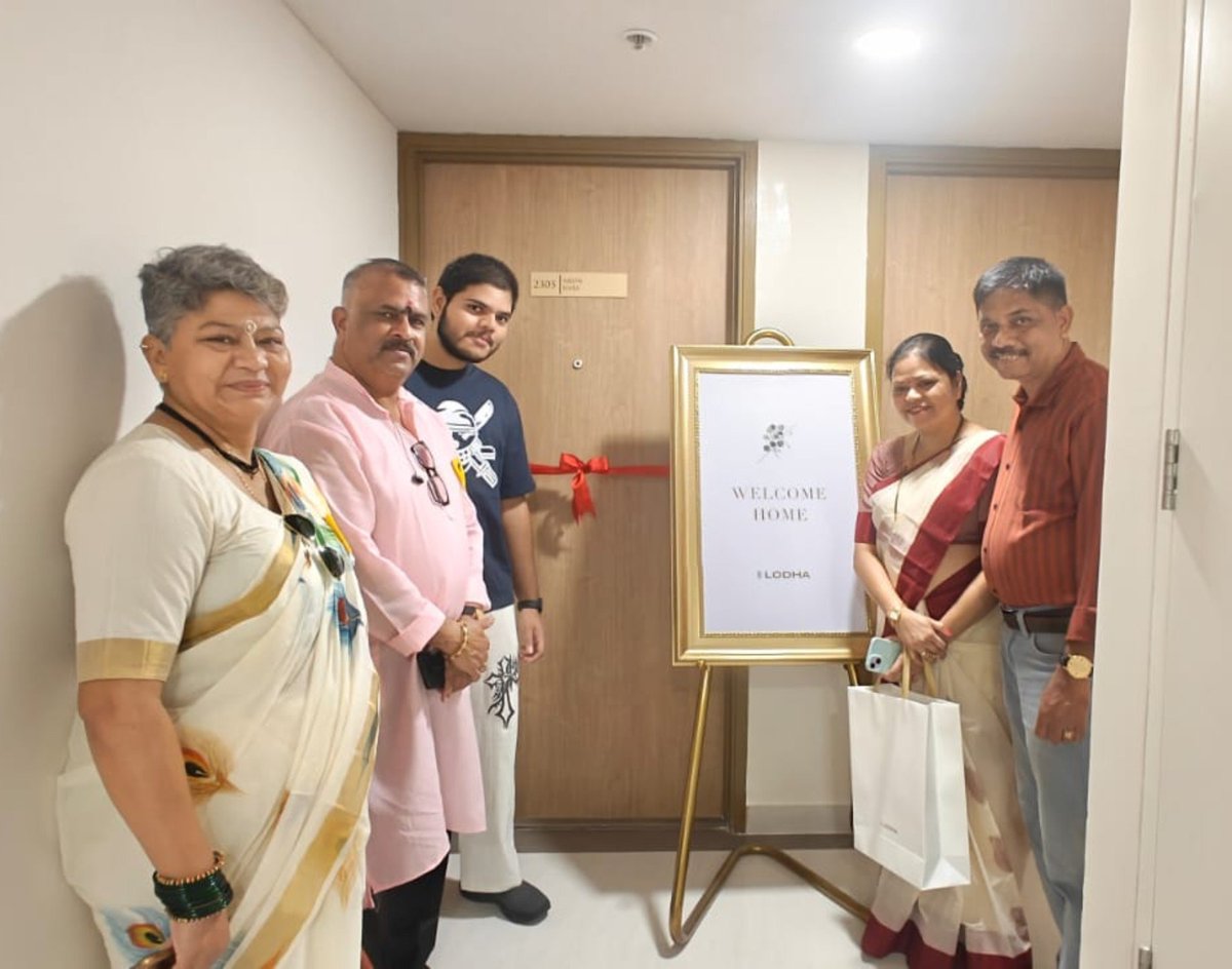 mayankhire's tweet photo. 25th July 2026 
Can't describe how much my father and mother hardwork for it...After 4 years of patience and struggles... Finally got our new home...
Thank You @Lodha https://t.co/b2LKlbbQGs