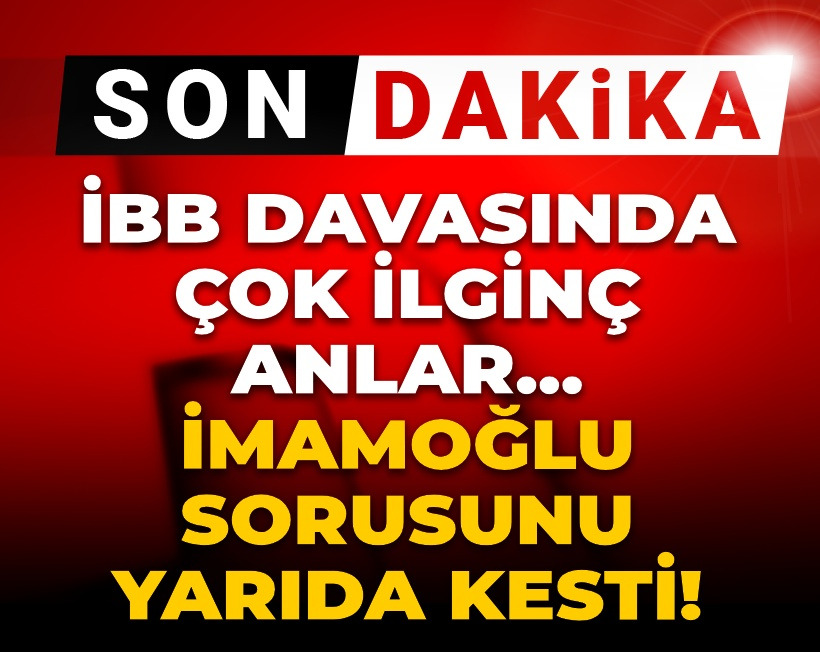 halktvcomtr's tweet photo. #CANLI | İBB DAVASINDA İLGİNÇ ANLAR! "TEHDİT ALMAMAN İÇİN..."

Ekrem İmamoğlu sorusunu yarıda kesti!

👉 Veysel Erçevik savunmasını bitirdi. Ekrem İmamoğlu soru sormak için mikrofon istedi.

İmamoğlu: Çeşitli birimlerde görev aldığınızı anlattınız, geçmişte yaptığınız işlerle ilgili de tespitlerde bulundunuz... (Durdu) İddia makamından tehdit almaman için sana soru sormuyorum.

https://t.co/EuDkj7k74y