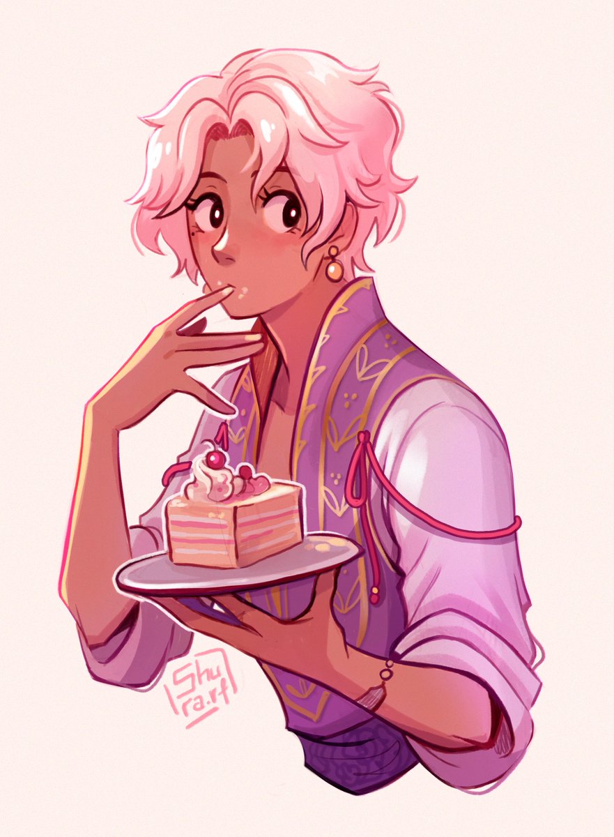 Shuravf90's tweet photo. Pink siblings🍰📒
#fieldsofmistria https://t.co/jz8xjXSRDo