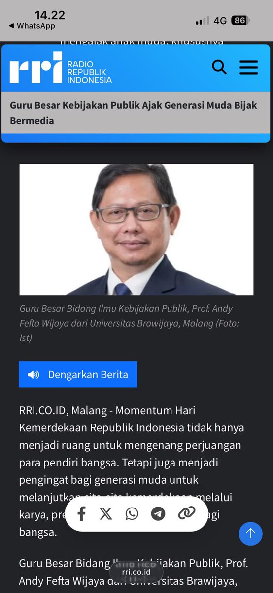 Azhrdhv's tweet photo. Semangat kemerdekaan hidup saat kita fokus berkarya dan menciptakan suasana yang penuh keharmonisan. Bersama kita isi masa depan dengan langkah positif.  
Tolak Provokasi #MenjagaMerdeka https://t.co/KBPhnPwwA2