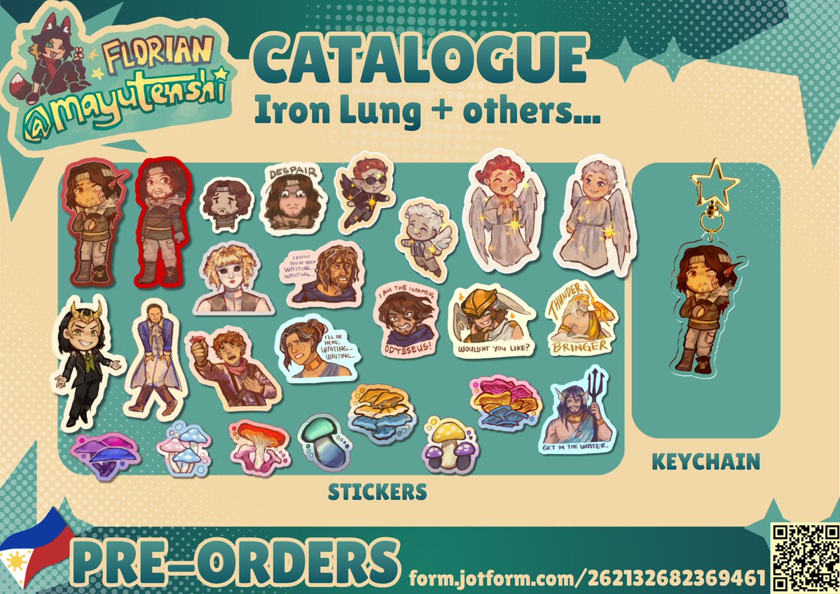 mayutenshix's tweet photo. ✧.* MAYU PREORDER CATALOGUEੈ✩‧₊˚
Part of the Mayu-Mixter local mail orders  
🦊🇵🇭💌🐭

🗓️ Open until August 26
📍 PHonly 🇵🇭 ★ Pick up available
🌼Fandoms: #projecthailmary #rgcu #ryangosling #ironlung + more

Order here: https://t.co/ebVgz9mdpy https://t.co/q7xy5WX2fo