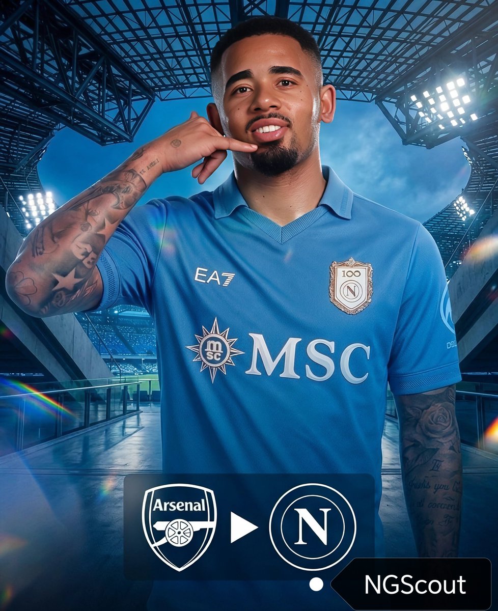 sadagha_21's tweet photo. Gabriel Jesus ➡️ SSC Napoli 🔝🇮🇹
Premier League 25/26 Stats 👀
14 Appearances
3 Goals ⚽
0 Assists 🤝⚽
⏳⏳🇮🇹
Follow #NGScout 🤝
#transfer #transfermarkt #ActuFoot #GabrielJesus https://t.co/UFzWrhQEJZ