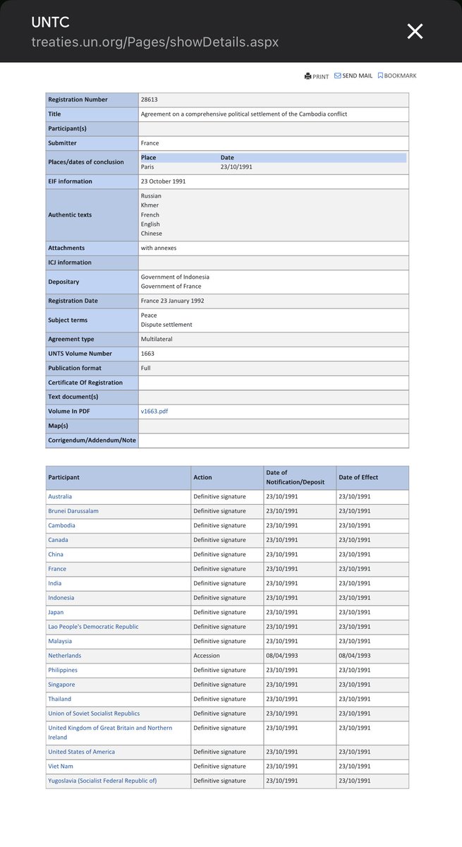 K_Da7a's tweet photo. @USEmbPhnomPenh Cambodia needs the Paris Peace Agreements 24 Oct 1991 in current situation, not ending malaria.
US can check on US congress S.Res. 427 as concept.
Attached images below can show the way. @USEmbPhnomPenh 

Absolute Cinema..!
🤦‍♂️🤦‍♂️🤦‍♂️ https://t.co/5ydd5cMfHk