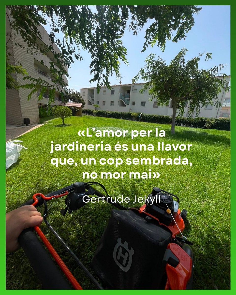 CJP_CAN_MONTES's tweet photo. «L’amor per la jardineria és una llavor que, un cop sembrada, no mor mai.» — Gertrude Jekyll. Un bon jardí no és només el que impressiona el primer dia: és el que creix i millora amb els anys. https://t.co/qxkW5wXCYs