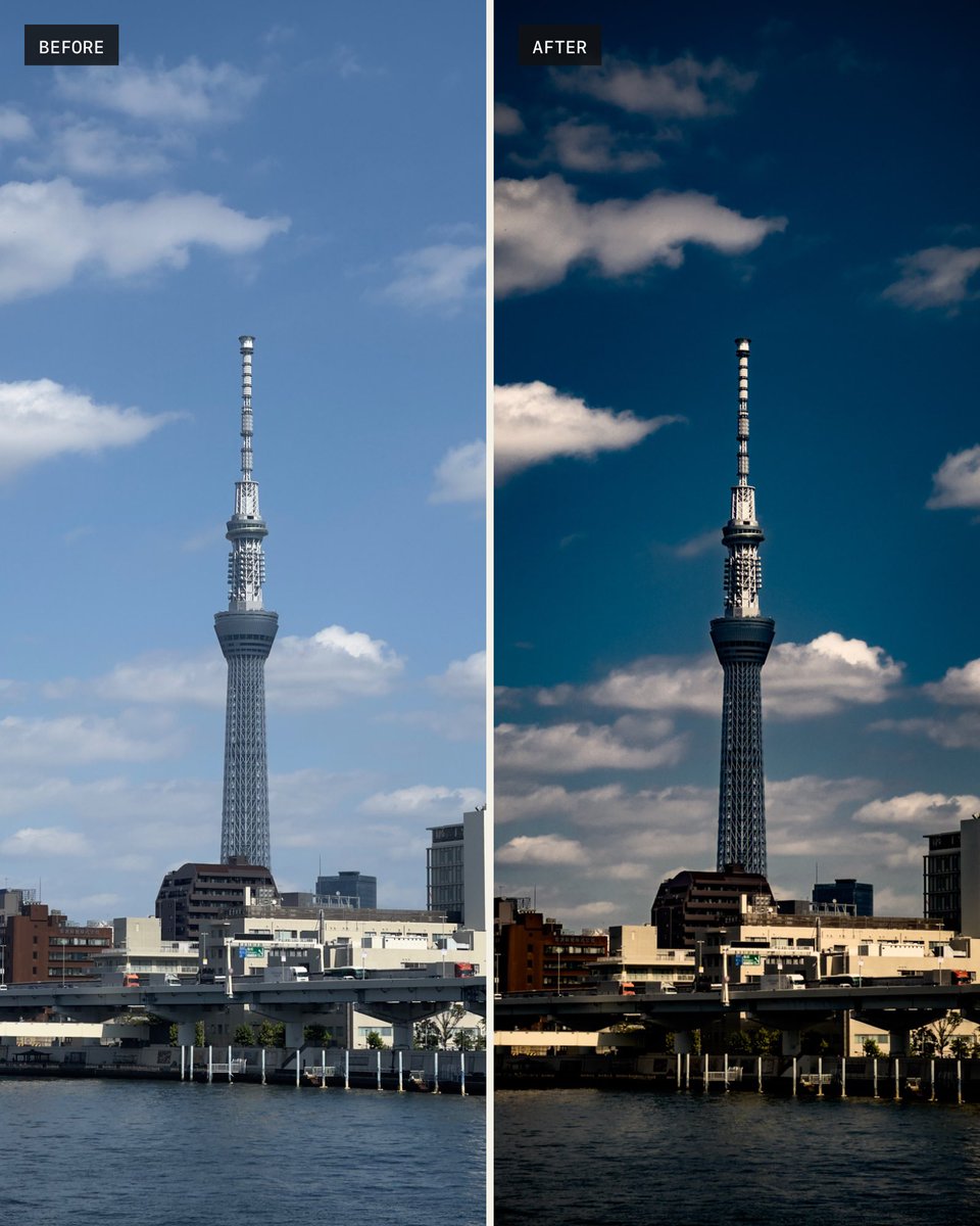 novy_jp's tweet photo. 現像を
←する前　した後→
みたいなビフォーアフター画像を簡単に作るツールを作りました
https://t.co/HkXaes5VAM https://t.co/yWizNJw5D5