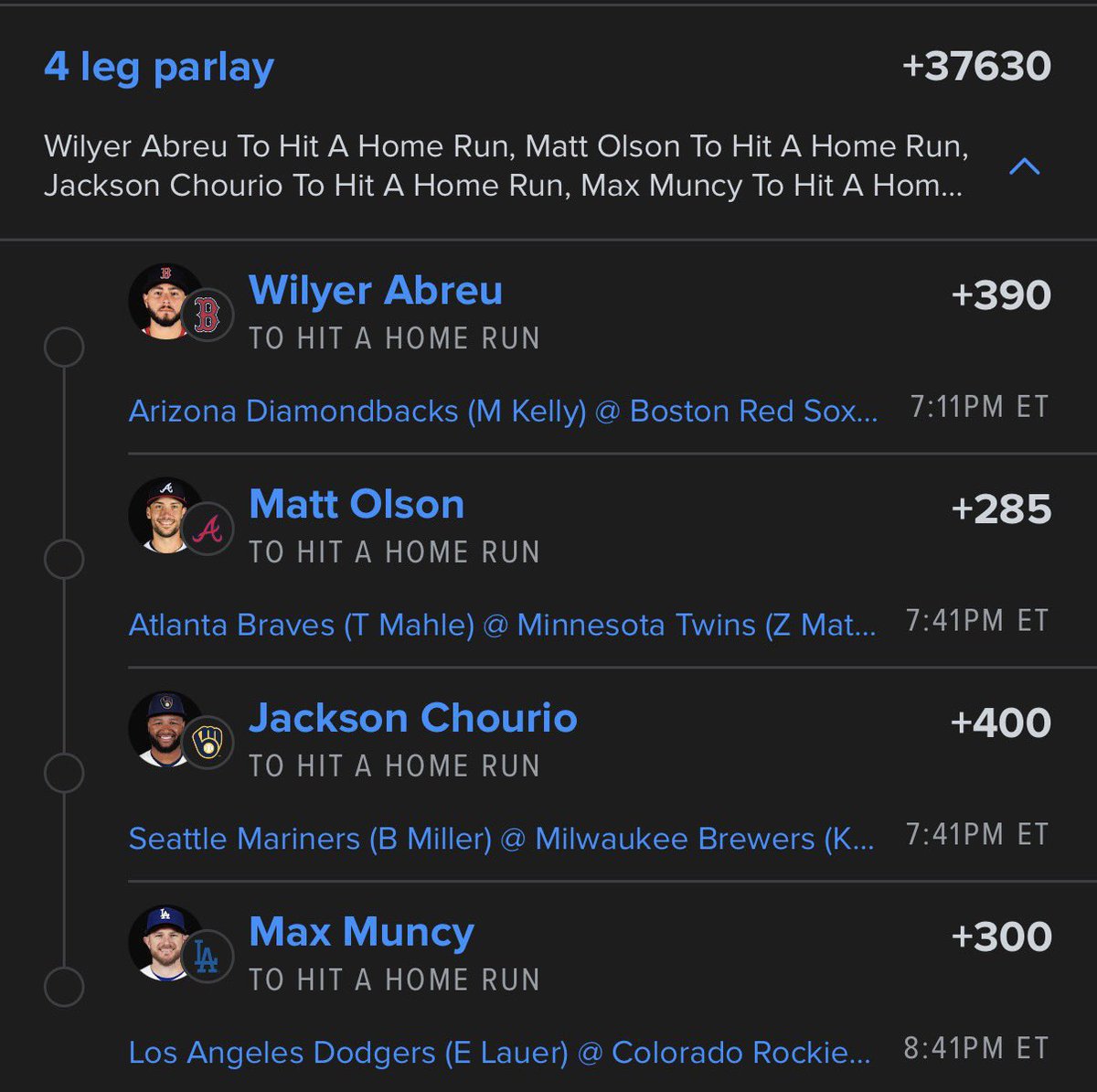elitefixedpick's tweet photo. Dinger Tuesday never felt better 🔮

DISCORD LINK 🔗 IN BIO IF YOU WANT ACCESS TO ALL MY BEST PLAYS !

https://t.co/vBwXBWPsPv

#NBA 🏀 | #WNBA | #CBB 🏀 | #PrizePicks 🔐 | #PROPS | #POTD 📋 | #Picks | #MLB ⚾ | #Gambling𝕏 | #Parlay @Playbook https://t.co/2LB1K4y7HY