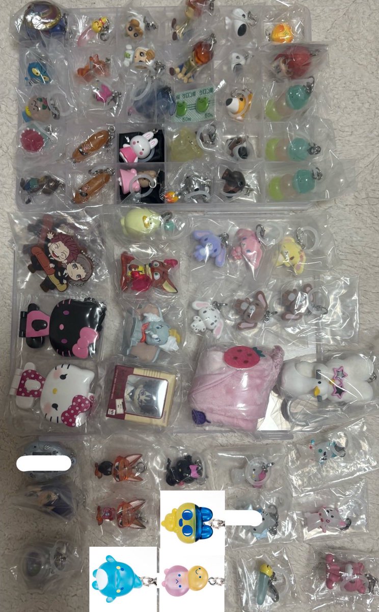 Shibazuke__48's tweet photo. 【交換】めじるし ガチャ シュガバニ サンリオ たまごっち ポケモン

【譲】画像1枚目
　　　一部出し惜しみございます。

【求】めじるしor買取
ワッカネズミめじるし大変求めております。

福岡手渡し>郵送
交換の場合は手渡しのみでお願いいたします。
検索からでもお気軽にお声掛けください🙌 https://t.co/WxJUU4zarL