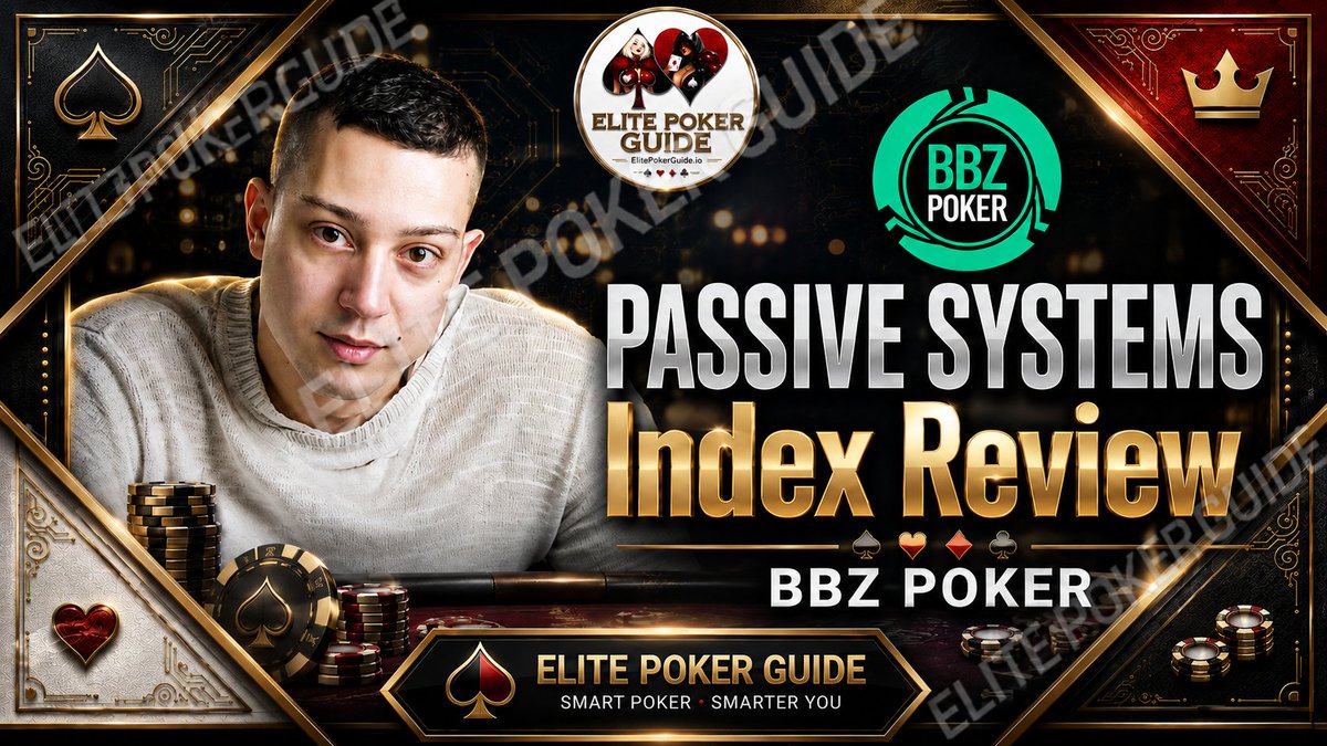 ElitePokerGuide's tweet photo. The Poker Nodes Nobody Brags About Studying: BBZ Passive Systems Review

Poker timelines are full of spectacular bluffs and solver screenshots. Far fewer posts are written about the ordinary flop check-through that quietly creates a difficult turn and river.

Poker study is often biased toward the loudest parts of the game. Players spend hours on 3-bet pots, large continuation bets, check-raises and river bluffs. Those spots matter, but they are not the whole game.

A huge amount of post-flop poker develops after somebody declines to bet.

That is the premise behind BBZ Poker Passive Systems by Jordan “BBZ” Drummond. The course treats checked lines as a separate strategic category instead of the leftover part of a standard c-bet tree.

## What the Course Covers

The Elite Poker Guide version contains 10 hours of material divided into 10 modules and 70 MP4 videos. Sixty of those lessons are hand breakdowns.

The curriculum starts with big-blind turn probe betting after the flop checks through. It then reverses the perspective and studies how to defend when a competent opponent probes the turn.

From there the course moves heavily toward the river.

Separate modules address river play after:

• check-calling the flop and checking the turn  
• c-betting the flop and checking the turn  
• check-raising the flop and checking the turn  
• checking through both flop and turn  
• arriving on the river in position versus out of position

This structure matters because a river range is created by the entire sequence that came before it. A river reached after bet-call-bet is not strategically identical to a river reached after two streets of checks.

## Why Passive Lines Create Expensive Guesswork

Passive does not mean weak.

A checking range can contain hands protecting equity, traps, medium-strength showdown value and hands planning delayed aggression. Once both players begin checking, the ranges often remain wider than in heavily bet lines. That can make later streets harder, not easier.

Without a clear framework, several common leaks appear:

Over-folding against turn probes.
Probing turns with no river plan.
Failing to find thin value after the turn checks through.
Using the same river sizing across fundamentally different range structures.
Treating flop check-raises as an automatic permission to keep firing.
Giving up too much when previous aggression stops.

A course devoted to these branches is useful because it creates categories that can be reviewed and drilled instead of remembered as isolated hands.

## The BBZ “Systems” Approach

Passive Systems is best understood inside the wider BBZ training catalogue.

Simple Poker Systems provides the broad foundation and is the course BBZ officially recommends as the logical starting point. Pressure Systems studies deliberate aggression. River Simplifications focuses on the final street. Multiway Poker Systems expands the method into multi-player pots.

For a serious MTT player, this creates a practical sequence:

1. Build core rules.
2. Organize passive branches.
3. Add pressure-based aggression.
4. Strengthen river reasoning.
5. Extend the framework to multiway situations.

That is much easier to execute than attempting to memorize thousands of solver outputs.

## Who Should Study It?

Passive Systems is most relevant for players who already understand preflop fundamentals and standard post-flop concepts.

It is particularly relevant if your hand reviews regularly produce uncertainty after phrases like:

“Flop checked through.”
“Turn went check-check.”
“Villain probed.”
“I check-raised flop, then checked turn.”
“We arrived on the river with both ranges wide.”

If those sentences repeatedly appear before your biggest question marks, the study target is already obvious.

## A Better Way to Use the Material

Do not simply watch 10 hours in order and call the project complete.

Take one branch at a time.

For example, spend a study block only on big-blind turn probes. Review the framework, watch the worked hands, then filter your own database for flop-check-through situations. Compare your decisions. Write down one or two rules you can actually remember in play.

Then repeat the process for probe defence.

Only after those turn nodes feel organized should you move into the related river modules.

This converts a course into a feedback loop rather than passive consumption.

## Final Verdict

The main value of Passive Systems is not that it teaches a rare poker trick.

It gives attention to common situations that many players have never converted into a repeatable framework.

If your aggressive lines are already relatively organized but your checked branches remain intuitive, this course targets a genuine blind spot.

Read the complete 2026 review:
https://t.co/64HDT7ETF0

Course page:
https://t.co/Dv5EkUsotz

BBZ Poker Courses:
https://t.co/JQUc6wEwfu

MTT Poker Courses:
https://t.co/Z0ywnwnhB2

Elite Poker Guide:
https://t.co/oCRh8uPpkY

Related study:
Simple Poker Systems — https://t.co/9Fpdc5X9jH

River Simplifications — https://t.co/A0e2mslOZ6

Multiway Systems — https://t.co/tcJOrgRnVA

Official BBZ course reference:
https://t.co/JFc9hmNXqL

FOREVER LICENSE · instant download · no subscription.
Poker strategy updates:
https://t.co/xzXO9uKsir