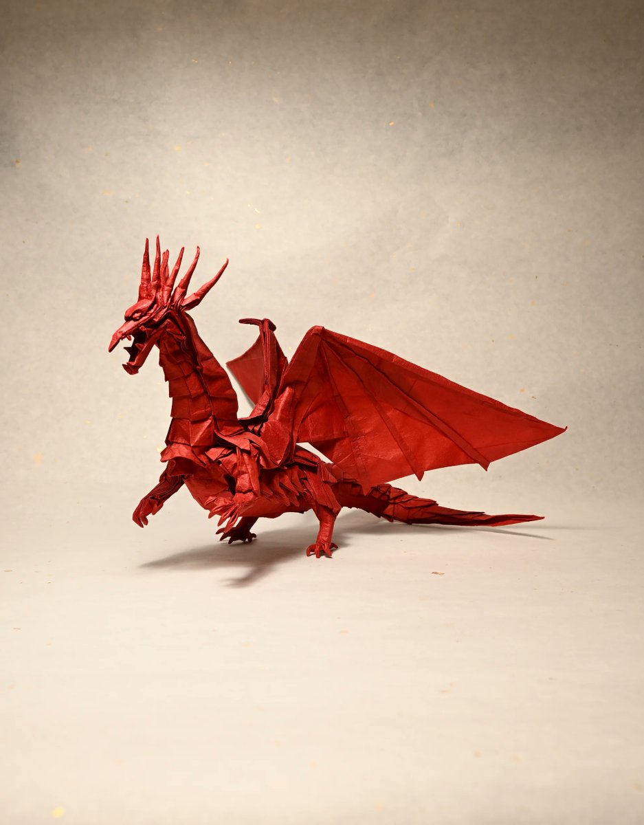 trait_C's tweet photo. エンシェントドラゴン

作: 神谷哲史
折り: 私
紙: 強制紙 多分88cm

トゲはなんぼあってもいいので

#折り紙 #origami https://t.co/4HTtHZW40H