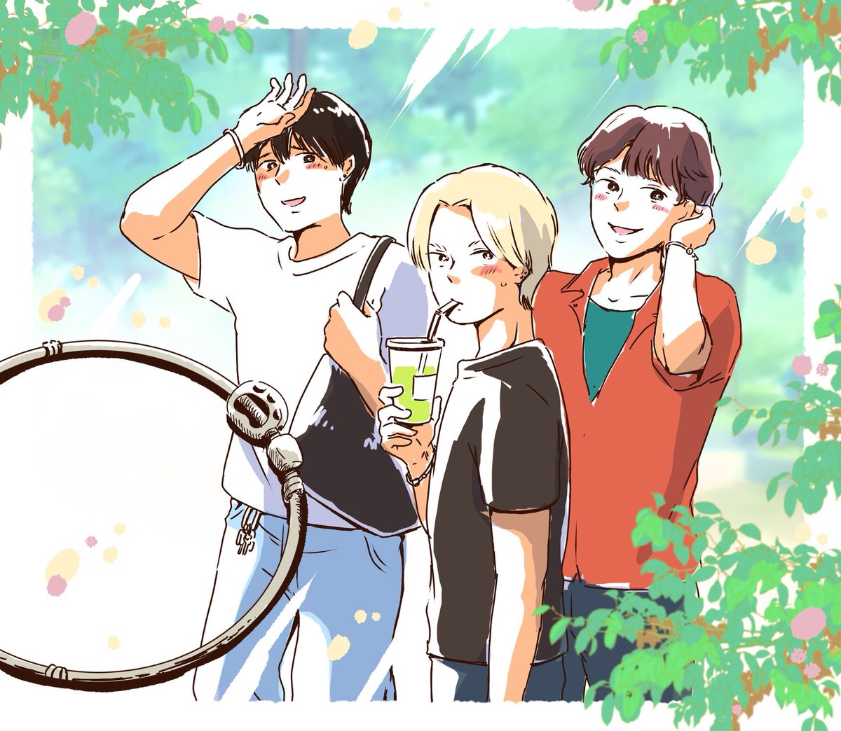 gotennjz's tweet photo. ガサガサで申し訳ない...またきれいに描けたら描くけどけどきなごてみどり(ブレスレットと夏の威力がすばらしかった) https://t.co/hPDlFDvlRp