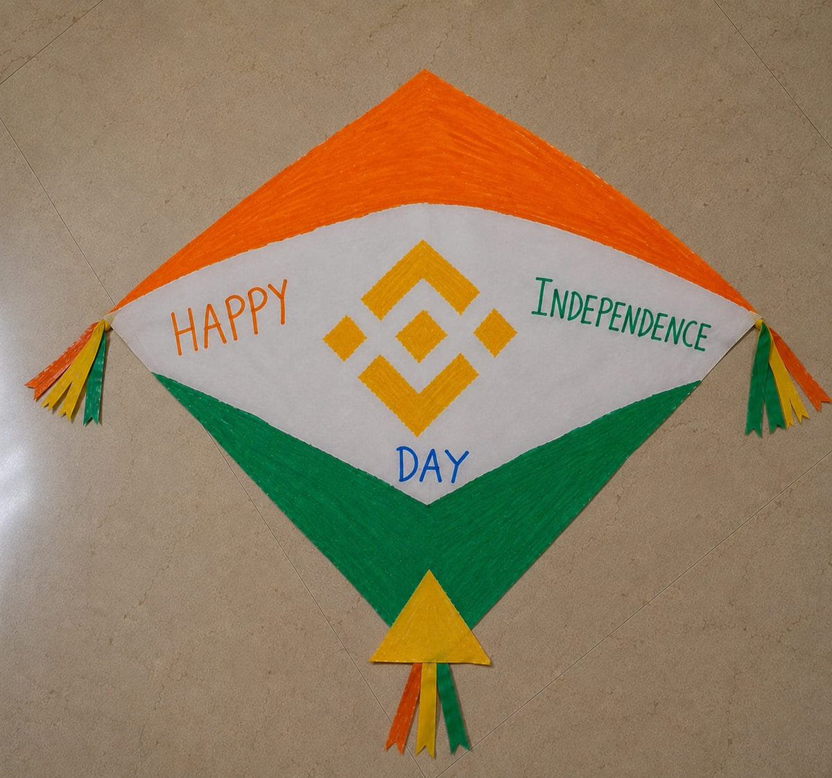 Prince33699's tweet photo. Binance theme kite 

#BinanceIndia https://t.co/4SjUVyubbj