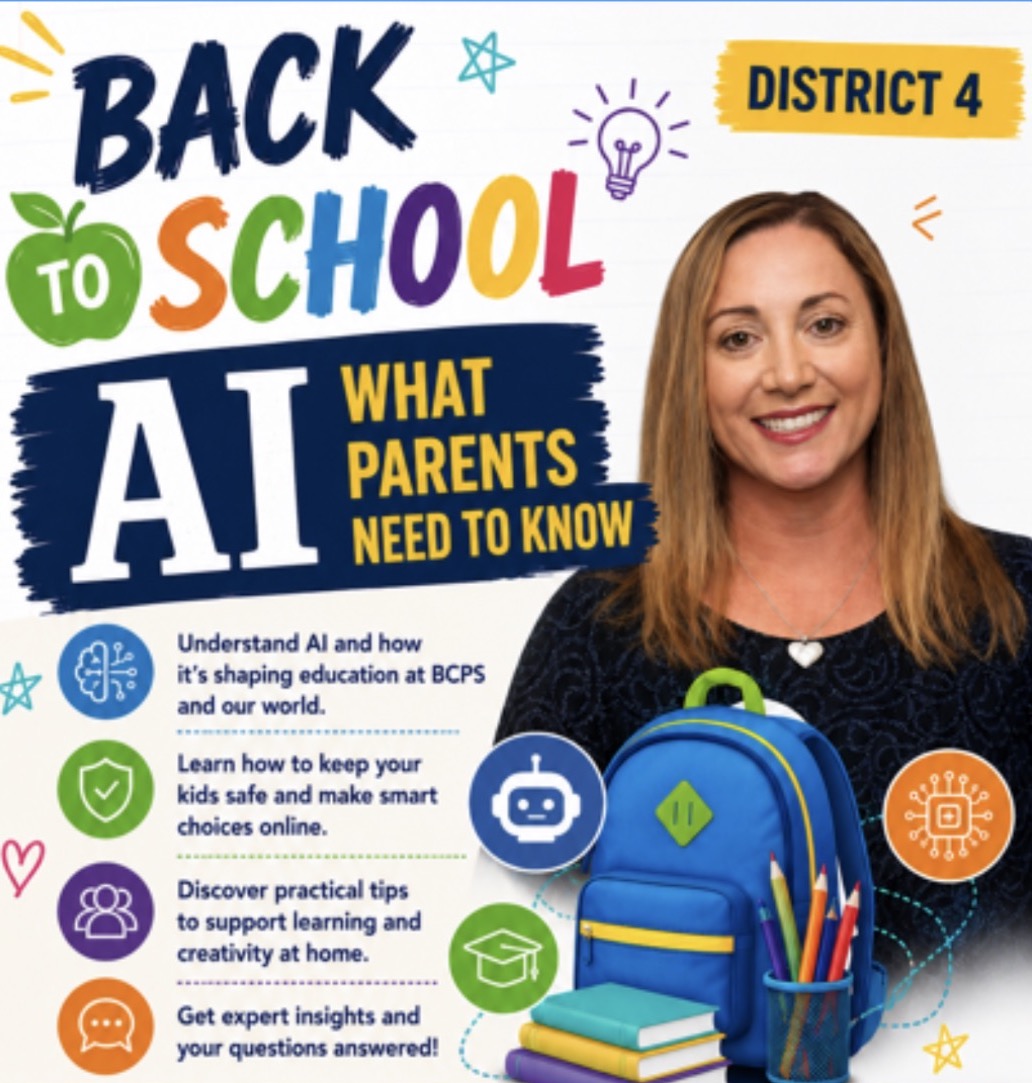 IIandDL's tweet photo. Yesterday, we had a great conversation with parents and Board Member Lori Alhadeff at El Mariachi, Coral Springs! Our Director, Mr. Correll, along with members of our staff, shared valuable insights during the "AI: What Parents Need to Know" presentation. #AIinEducation #BCPSIIDL https://t.co/VTlxcAuhfk