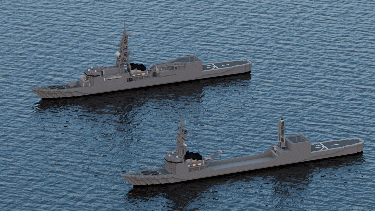 nikomarusan's tweet photo. エルベ級主力支援艦
最近適当な艦が多くなってきた気がする
#Minecraft軍事部 #マイクラ軍事部
#連邦軍広報日報 #Minecraft https://t.co/ez5I1QFmoL