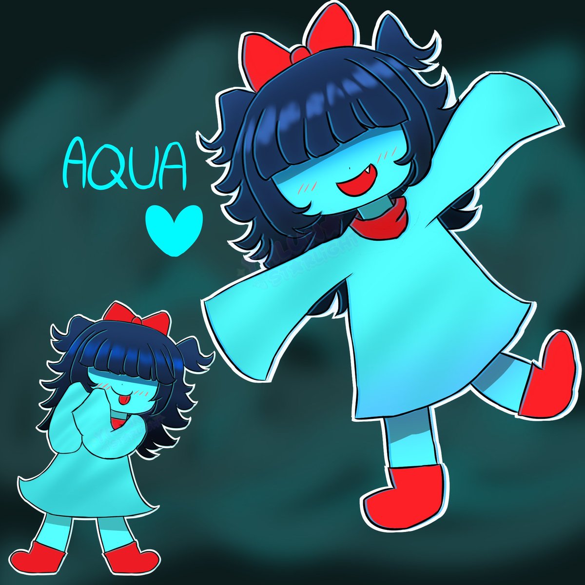 YhlunaStarlight's tweet photo. @Cybrid101 aqua mwehehehe https://t.co/66Evj23yHU