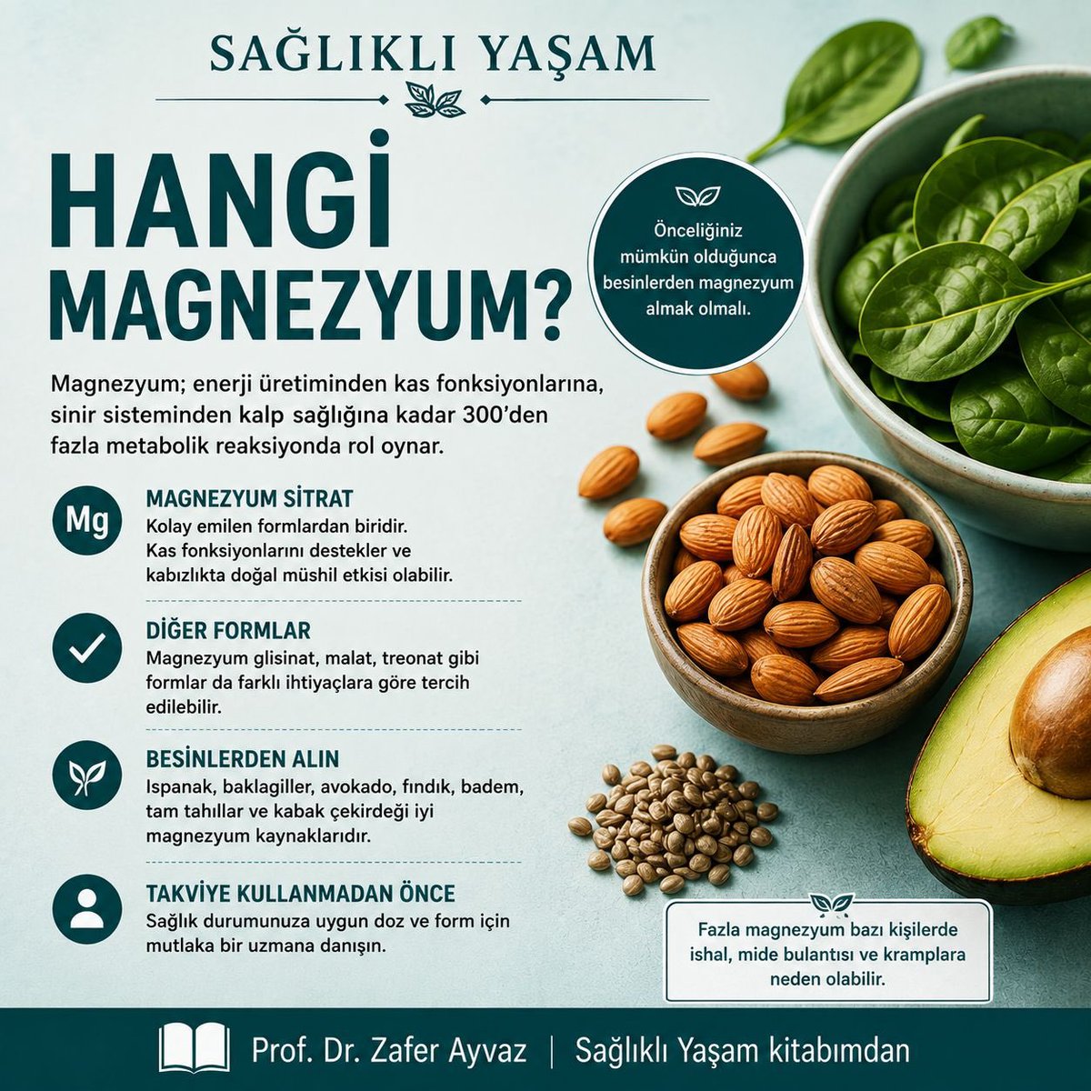StefanaZero's tweet photo. 💊 Hangi magnezyum?
Sitrat mı, glisinat mı, malat mı, taurat mı?
Magnezyum takviyelerinde neden farklı formlar var ve aralarındaki temel farklar neler?
🎥 Yeni kısa videomda anlatıyorum.
📖 Sağlıklı Yaşam kitabımdan https://t.co/mC7Y33bwad
Videoyu izleyin https://t.co/ShD3vudBwU