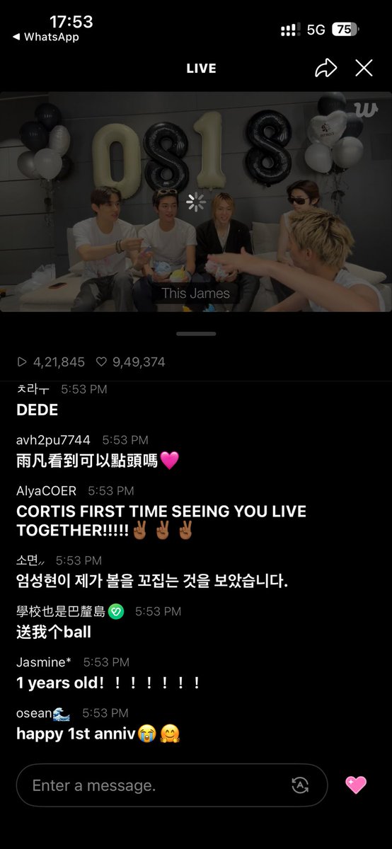 7b1ny's tweet photo. its over 1min and i can still see the subtitle???wow https://t.co/zzwj4Px77a