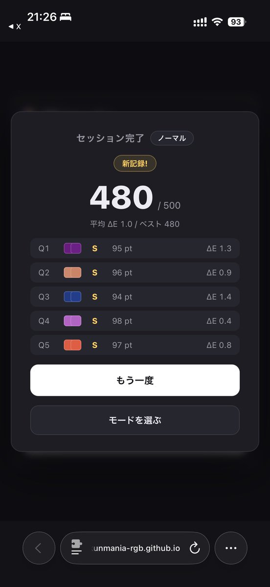 beno_kn16's tweet photo. 楽しい！
意外と分かるものだね https://t.co/cA43dcEEYg