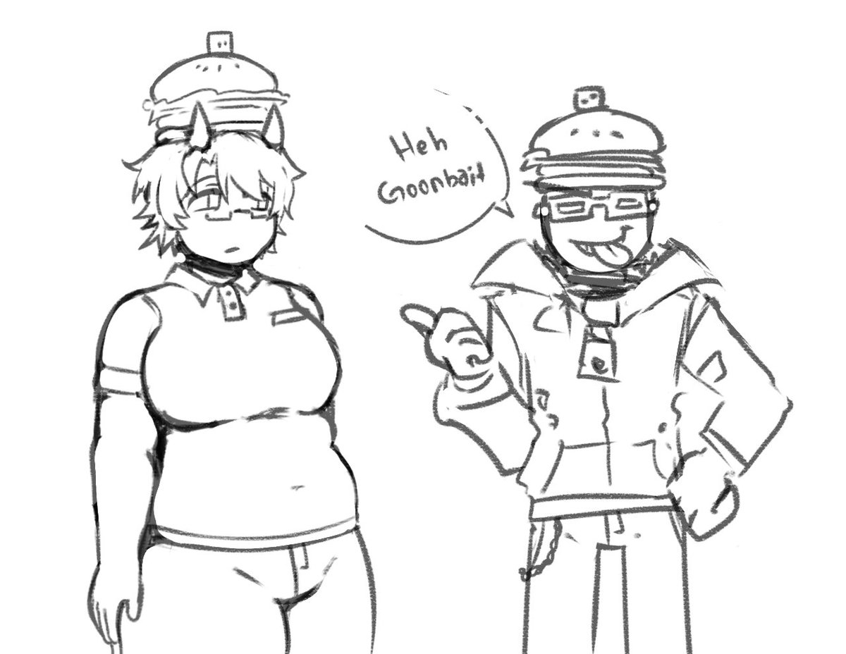 dirtychocol8's tweet photo. "Can you draw canon 007n7 (100% male and not a fem) met 007n7 in ur version??" -> erm ok ik  it's not canon design it's just a joke roast lol https://t.co/bg9Og5mHCR https://t.co/jNXrc3Bh1D