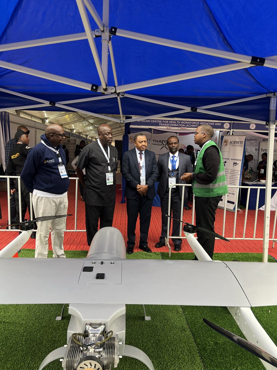 ACHW_IT's tweet photo. We’re off to a strong start at the Kenya Health Summit 2026! 🇰🇪
Our ACHWIT × Thatcher X exhibition booth at KICC welcomed Prof. Were (KMPDC), Dr. Andrew Toro (Nursing &amp; Curative Services), and Dr. Mulwa (Medical Services – Preventive &amp; Promotive health)
 #ACHWIT #ThatcherX https://t.co/Lrd9gA6bo0