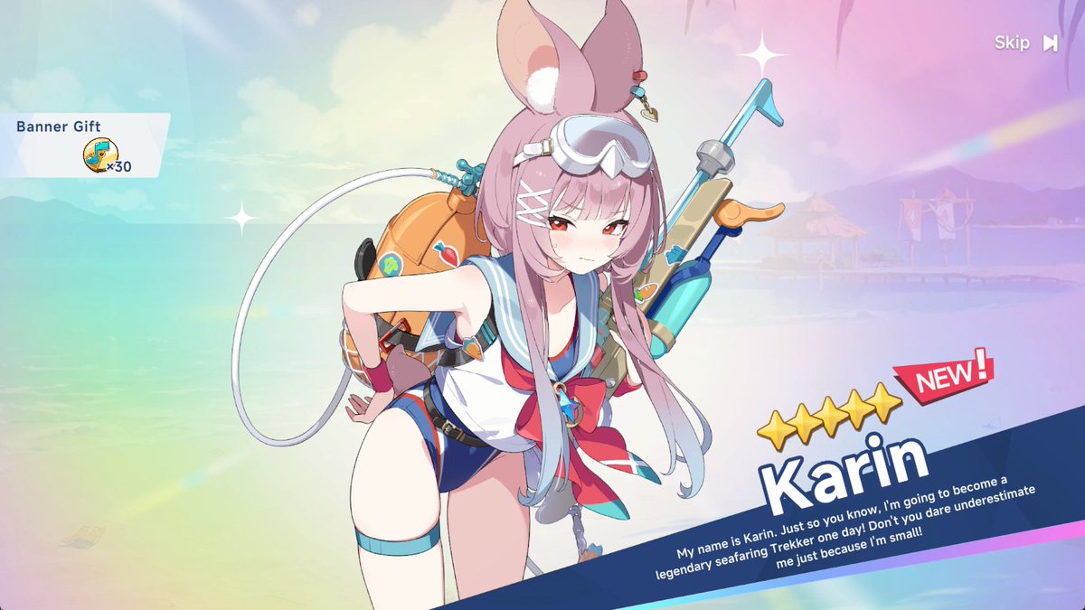 RANDELL157's tweet photo. LET'S GOOOO KARIN!!

Got her in 40, and going for her signature runic disc which took me 50 rolls.  All for the Bnuuy 😍😭 https://t.co/WS7GE5Bx2b