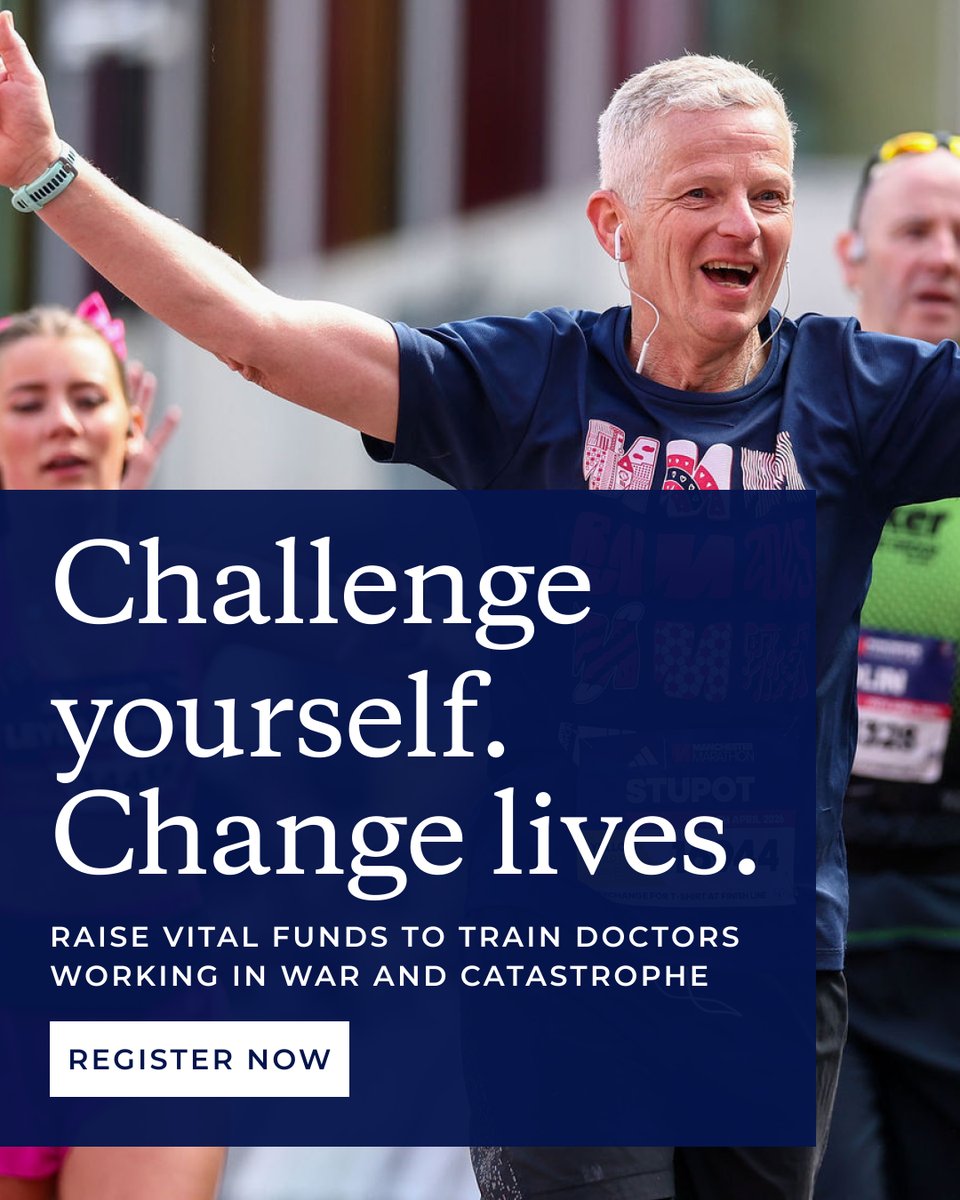 NottFoundation's tweet photo. Challenge yourself and raise vital funds to train doctors working in war and catastrophe.

🏃 Run: Manchester Marathon – 18 April 2027
🚶 Walk: New Forest Brockenhurst Hiking Trail – 14 November 2026
🚴 Ride: White Horse Challenge – 18 April 2027
🏊 Swim: Marathon Swims Virtual Challenge, 10k, 25k or 50k – 1-30 November 2026
💪 Dare: Hairy Haggis Team Relay – 30 May 2027

Easing into your first challenge event or chasing a personal best, we’ve got something for you. There are events for everyone, whatever your age or ability, so pick yours and fundraise for us while you do it.

Find out more at https://t.co/bbYy3i3xGC

#challenge #events #fundraise