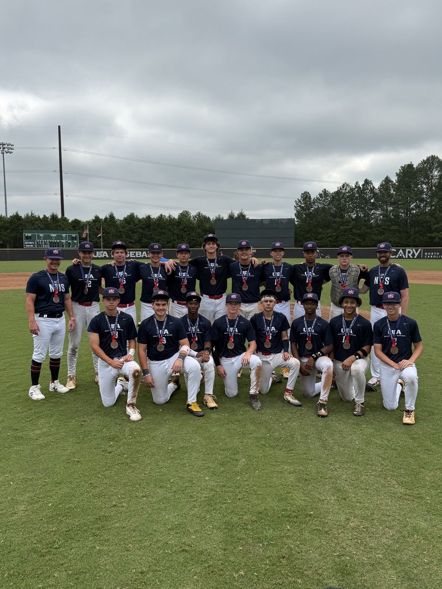 kid_prime2029's tweet photo. 3rd time at @USABaseball NTIS Champions cup. SE STRIPES got the BRONZE ๐ช๐ฝ one of my favorite tournaments of the summer. Ty @USABaseballNTIS @andrewzike For the invite this summer ๐๐ฝ
#usabaseball #ntis #summerball #classof2029 https://t.co/4Nlfe2Kud5