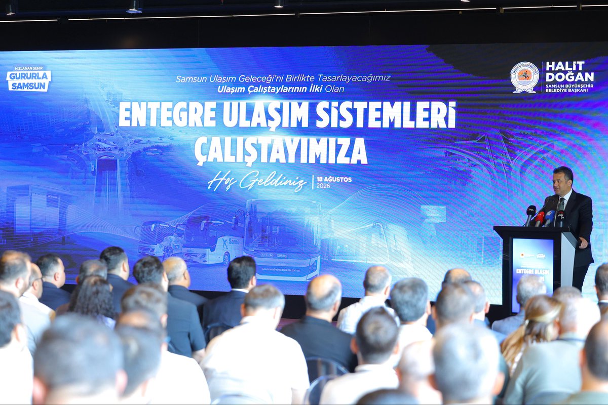 halitdoganbsk's tweet photo. Şehrimizin ulaşım geleceğini ortak akılla, istişareyle ve güçlü bir vizyonla planlıyoruz.🛣️🚉🚍

📌1. Entegre Ulaşım Sistemleri Çalıştayı’mızı gerçekleştirerek alanında uzman isimlerle bir araya geldik. Kent içi toplu taşımanın güçlendirilmesinden yol ve ulaşım altyapısının geliştirilmesine, sürdürülebilir ulaşım çözümlerinden şehrimizin gelecekteki ulaşım ihtiyaçlarına kadar birçok başlığı kapsamlı şekilde ele aldık.

Her görüşü önemseyerek, her katkıyı değerlendirerek; daha güvenli, daha konforlu, daha erişilebilir ve daha sürdürülebilir bir ulaşım sistemi için çalışıyoruz.