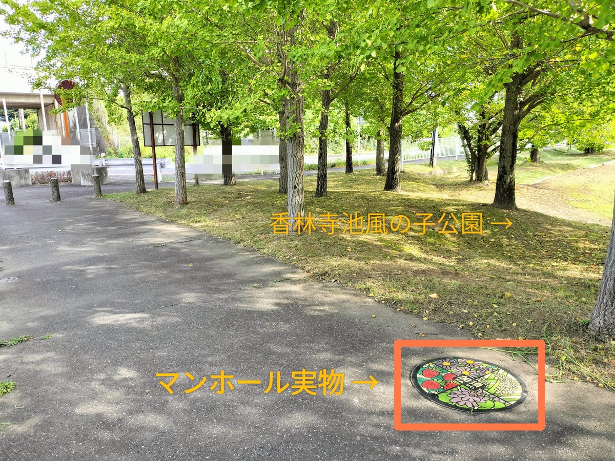 syaiqro's tweet photo. #マンホールカード:埼玉県加須市編_其の3
（過去編は2024年／2025年）

●C)野菊、いちご、お米、ホテイアオイ/ロット001

配布場所:加須市・大利根総合支所
　↕（3km強）
最寄：栗橋駅（JR／東武）
　↕（約1km）
設置場所:加須市香林寺池風の子公園

配布場所はアクセス難で、最寄バス停まで約2km。 https://t.co/j6HnwJJ4Fc