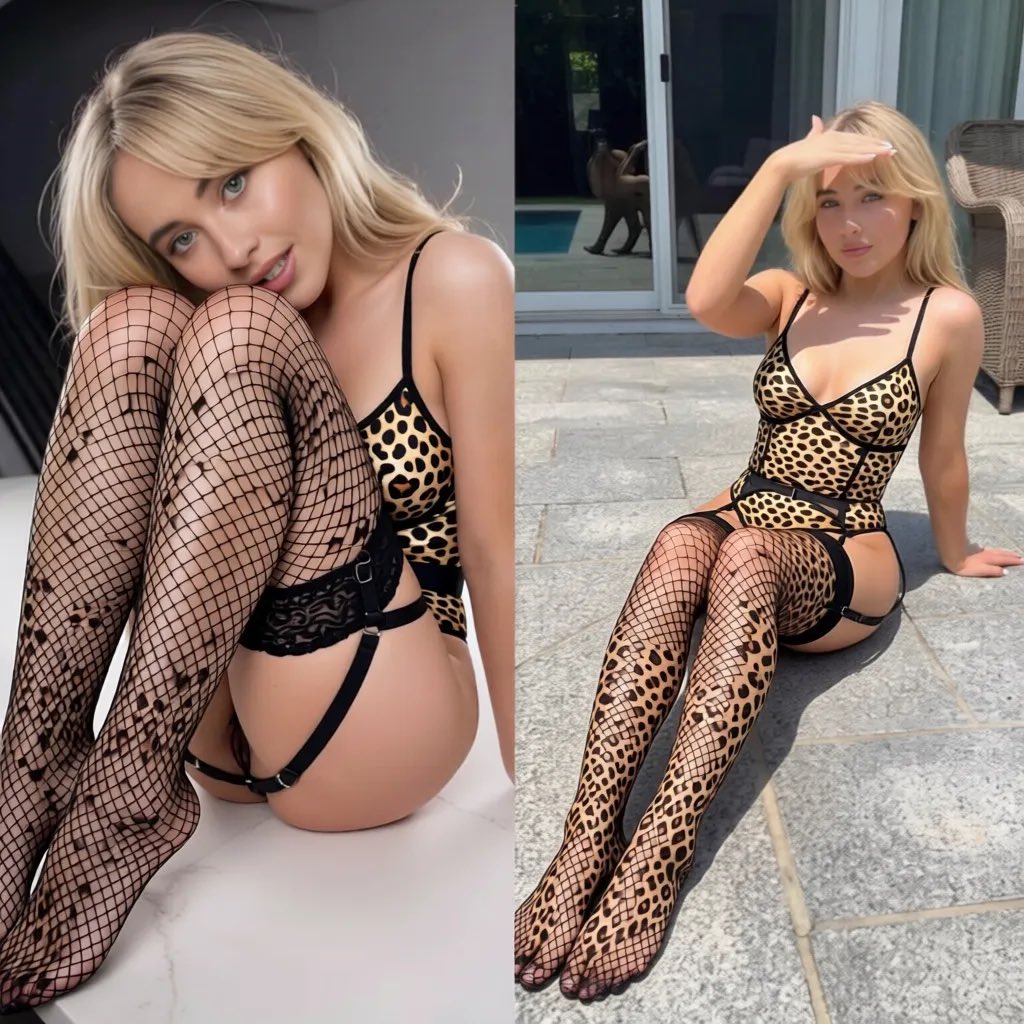 DoaPremium171's tweet photo. Sabrina Carpenter Leopard bikini https://t.co/RtMMWesvzK