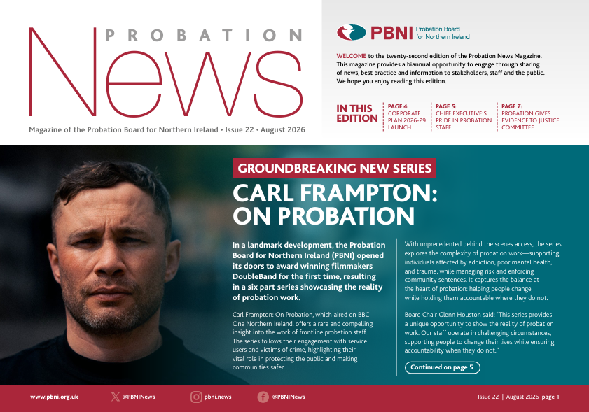 PBNINews's tweet photo. The latest issue of Probation News is now available online. Stay   up to date with key developments in Probation and the justice system. Read it   here:
https://t.co/GWqbdKlCV8 https://t.co/LMzJ6Ndskx