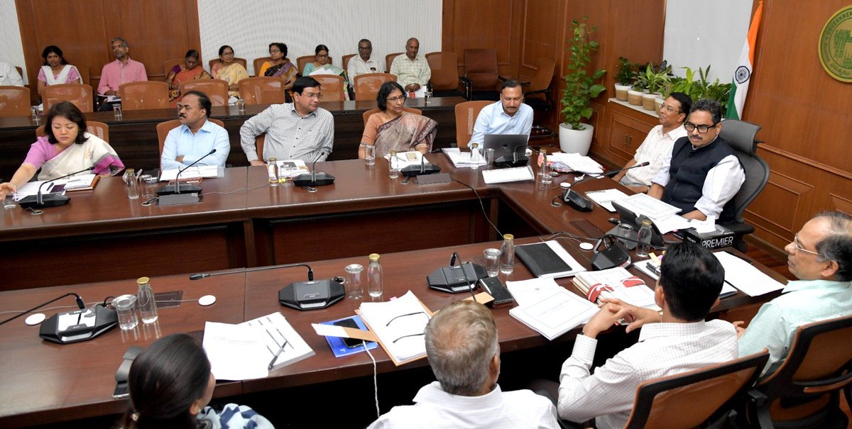 TelanganaCS's tweet photo. Chief Secretary Shri @sjaju1, IAS held a review meeting with senior officers at the Dr. B.R. Ambedkar Telangana Secretariat today.

The meeting reviewed various government schemes, development works and key governance initiatives. The Chief Secretary directed officials to expedite replies to LAQ/LCQ and ensure T-Fiber connectivity to all government offices across the State.

Special attention was accorded to the CM Dashboard, which is proposed to be launched by the Hon’ble Chief Minister next month. The Chief Secretary directed officials to ensure comprehensive preparedness and effective real-time monitoring of key government programmes through the Dashboard.

#Telangana 
#TFiber