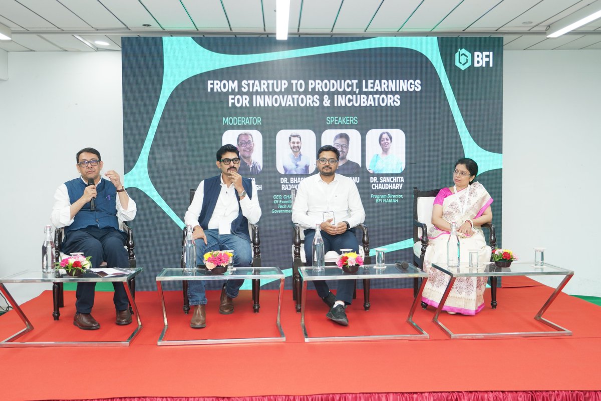 BFI_Impact's tweet photo. Building the Future of Healthcare Innovation
BFI organised a Two Day Orientation Program for the Medical College Incubation Centres within the Innovation Full Stack program on 13th -14th August 2026 at R&I Park, IIT Delhi, with an objective to align different incubation facilities across the BFI Innovation Full Stack programs, orient them to the process of incubation in medical institutions, and create portals for networking and dialogue between all BFI partner institutions.

The interactive workshop brought together representatives from the medical college incubation centres including centre managers, faculty, and guest speakers from the research and innovation ecosystem for knowledge sharing, peer learning, interactive discussions, networking and exposure to established incubation and prototyping facilities.

While Day 1 explored the journey of building and strengthening incubation ecosystems, covering clinician-led innovation, preclinical and clinical incubation, mentorship, regulatory pathways, commercialisation and industry engagement, Day 2 brought these conversations to life through the Innovator’s Roundtable, a facilitated discussion focused on peer learning, identifying institutional challenges and developing contextualised implementation roadmaps. The exposure visit to MPragati, IIT Delhi further complemented these learnings with practical insights into prototyping, testing, manufacturing and innovation support facilities.

From strengthening incubation capacity to fostering collaboration across institutions, the two days laid the foundation for a stronger and more collaborative medical innovation ecosystem.

Our heartfelt gratitude to all the speakers, participants, partners and teams who made this program a success!
This marks the beginning of converting brilliant ideas to sustained action through a collaboration of innovators, clinicians and researchers across disciplines.