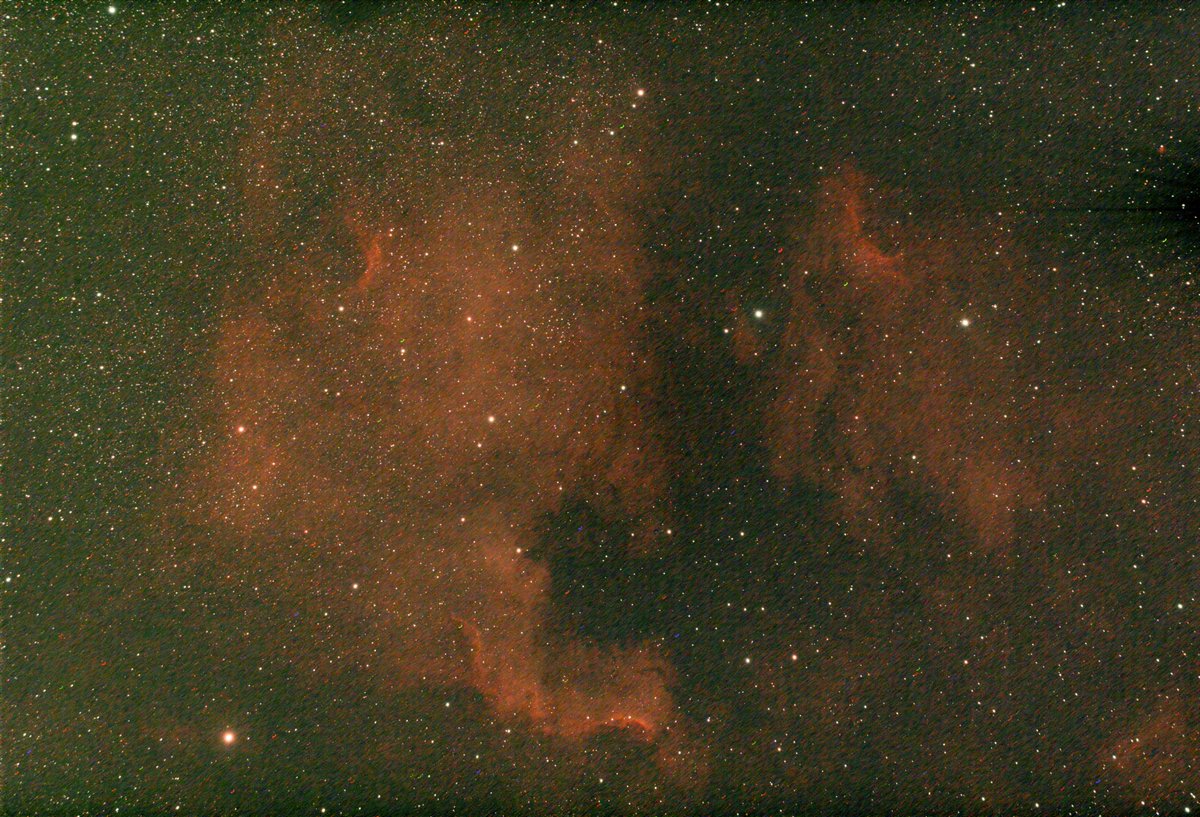 JL7FWS's tweet photo. 今晩見た北アメリカ星雲とペリカン星雲
残念ながら20分もしないうちに曇ってしまいました。
ASI294MCPRO、ビクセンのSD60SS+レデューサーにて https://t.co/6PaWmZIMqh