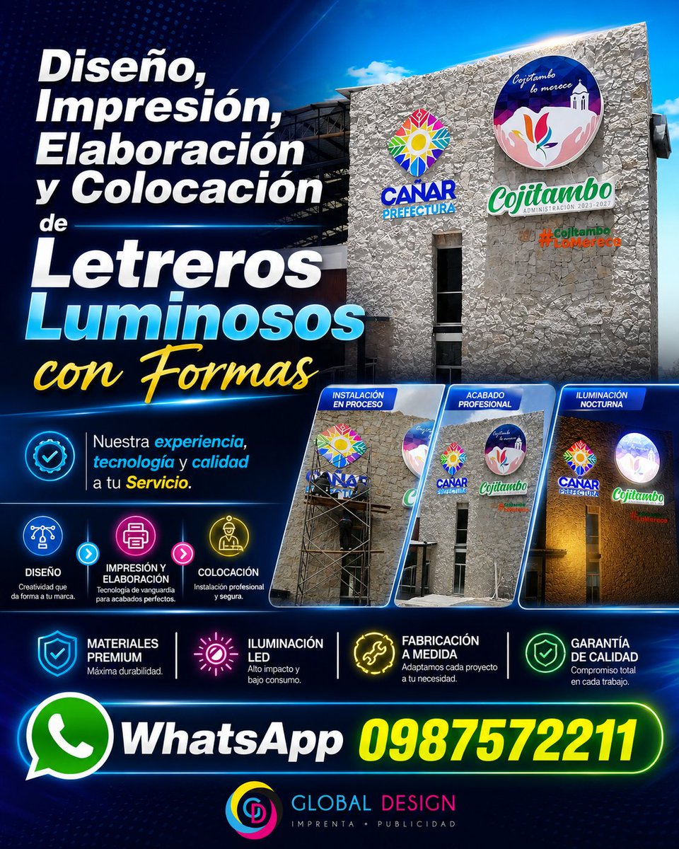 DesignGloba's tweet photo. Realizamos trabajos en todo el Ecuador 🇪🇨 https://t.co/LbEByYuK8O