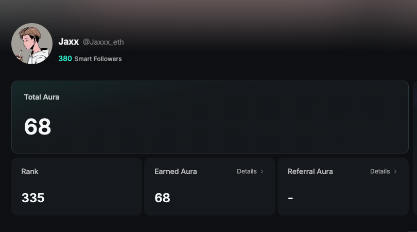 Jaxxx_eth's tweet photo. Okay, Kaito just made things a little more interesting.

We already had AURA on Bulk, and now it looks like Kaito is bringing its own version into the mix.

The new Kaito Pulse extension is another interesting addition too. You can check public positions from Polymarket and Hyperliquid directly from the browser.

Still waiting to understand exactly how AURA will work and whether it connects to the Yaps system.

For now, if you can claim it, claim it.

10% AURA bonus w my link :https://t.co/gwQVCHUZhB