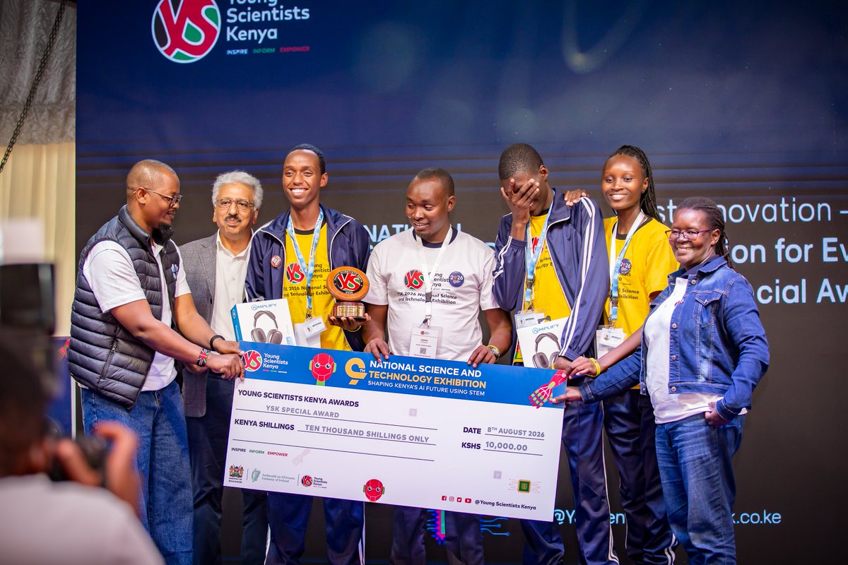YSTKenya's tweet photo. @UNICEFKenya supported 20 refugee schools from Turkana and Garissa Counties to exhibit at the National Science and Technology Exhibition, sponsored the Innovation For Every Child Special Award, and held a panel session with students around inclusion and innovation. https://t.co/Mbbzulf7ch