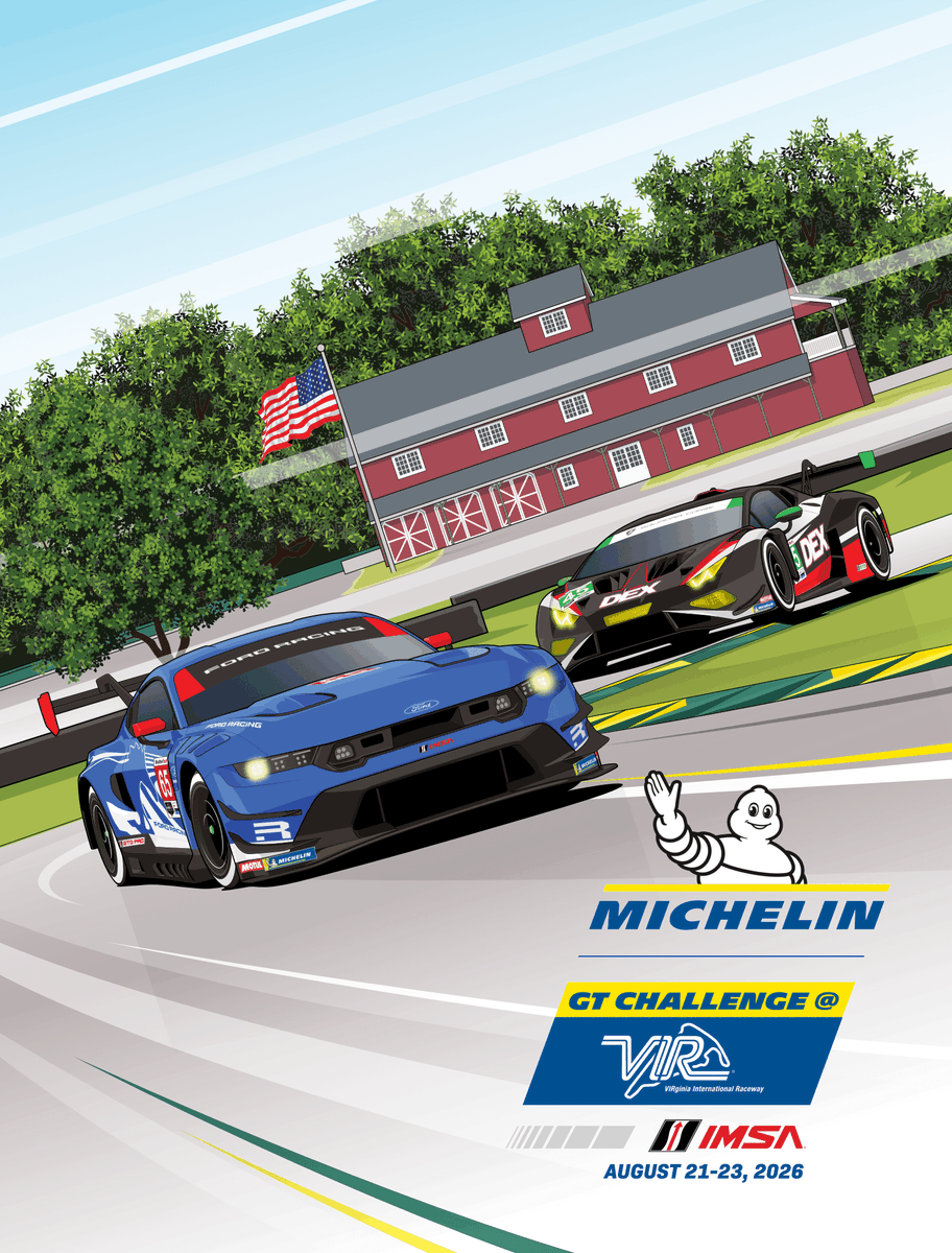 IMSA's tweet photo. VIR, LET'S GO! 💨

Michelin GT Challenge at VIR
🟢: Sunday, August 23 | 12:10PM ET
📺: NBC, Peacock
🌍: IMSA YouTube Live, IMSA .tv
📻: IMSA Radio https://t.co/qsG698xQm9